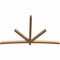 Ekena Millwork Alberta Timber Gable Bracket, Western Red Cedar, 108"W x 68"H x 3 1/2"D x 3 1/2"F, 15/12 Pitch GBW108X68X0404ALB00SWR - alternate 5